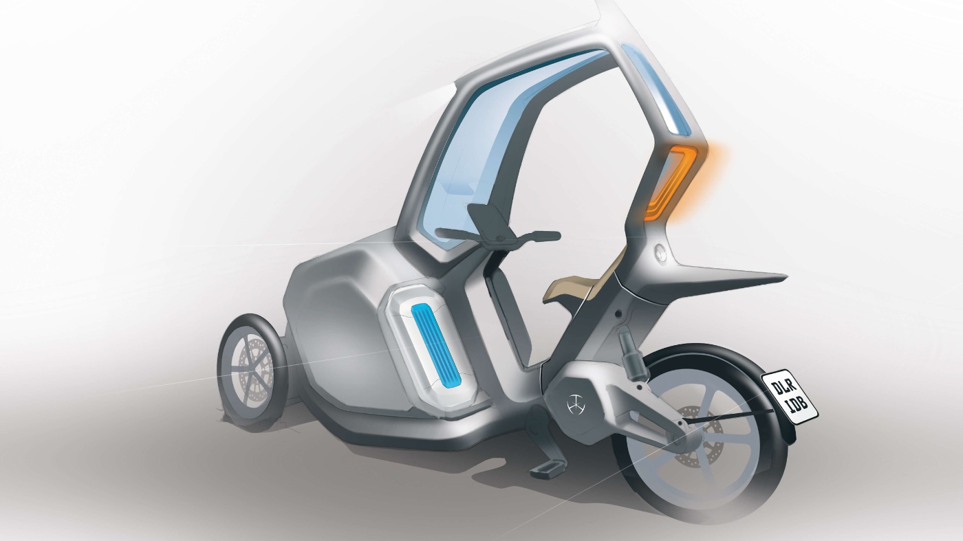 3D-Modell eines Lastenrads