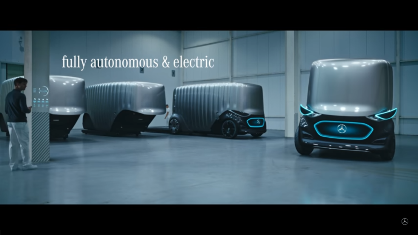 Video Mercedes-Benz Vision URBANETIC: Mobilität für den urbanen Raum