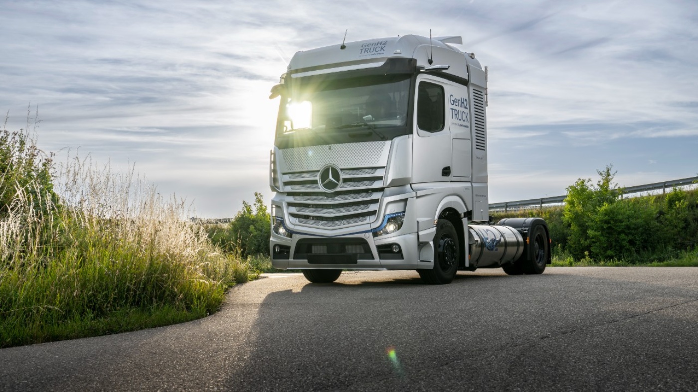 Der Brennstoffzellen-Prototyp Mercedes-Benz GenH2 Truck. Foto: Daimler Truck