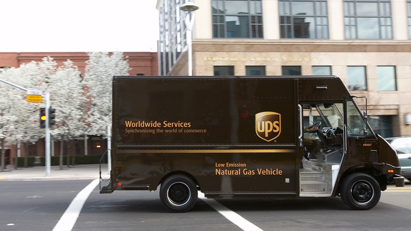 Mit einem experimentellen rollenden Labor setzt UPS weltweit mehr als 12.000 emissionsarme Fahrzeuge ein. Foto: UPS