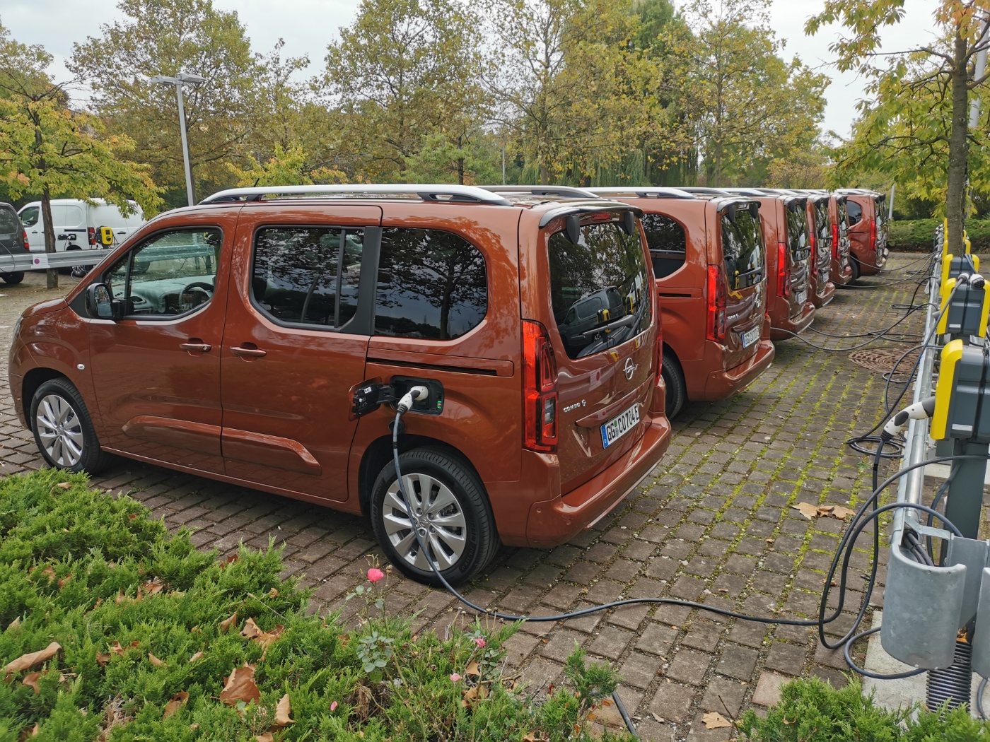Ladestation eines Elektrotransporters