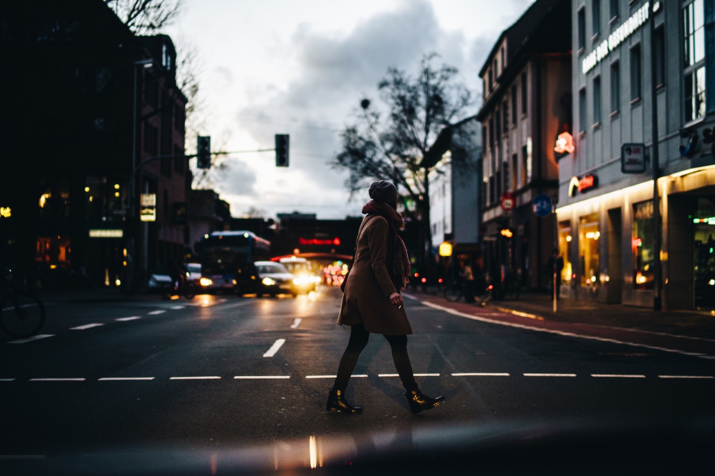 Intelligent traffic systems can be used to set longer green phases for pedestrians at certain times of the day. Photo: Rodan Can / Unsplash