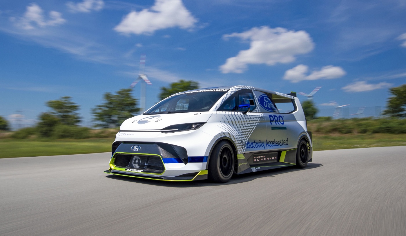The Electric Super Van from Ford boasts 2,000 PS. Photo: Ford