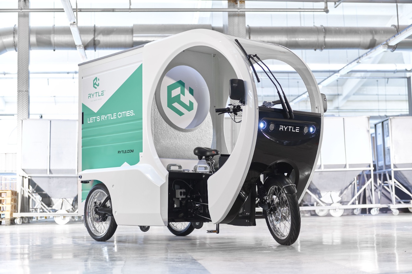 The MovR3 motorized bike is part of a broader concept from the manufacturer RYTLE that even integrates the company’s own software for digital processes and transparency. Photo: RYTLE