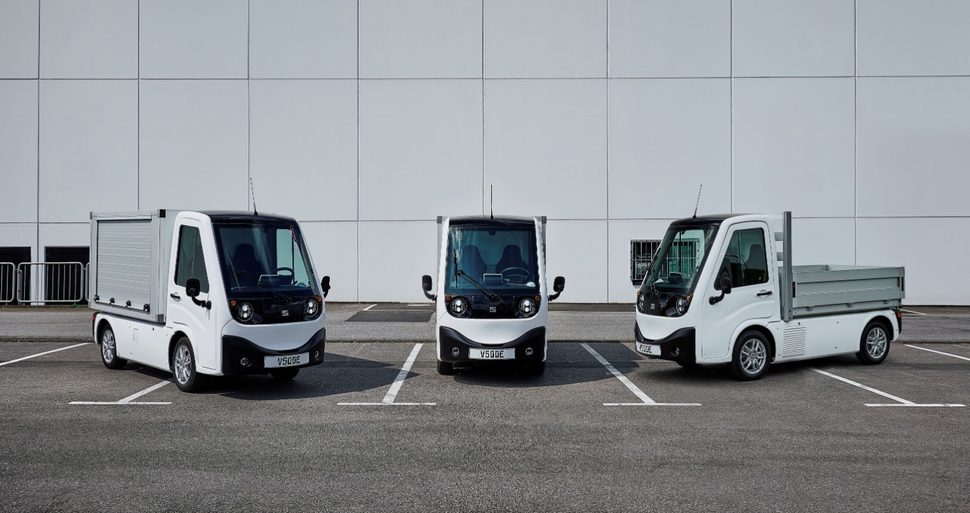 The electric compact van V500e from Sevic was developed specifically for urban spaces. Photo: Sevic