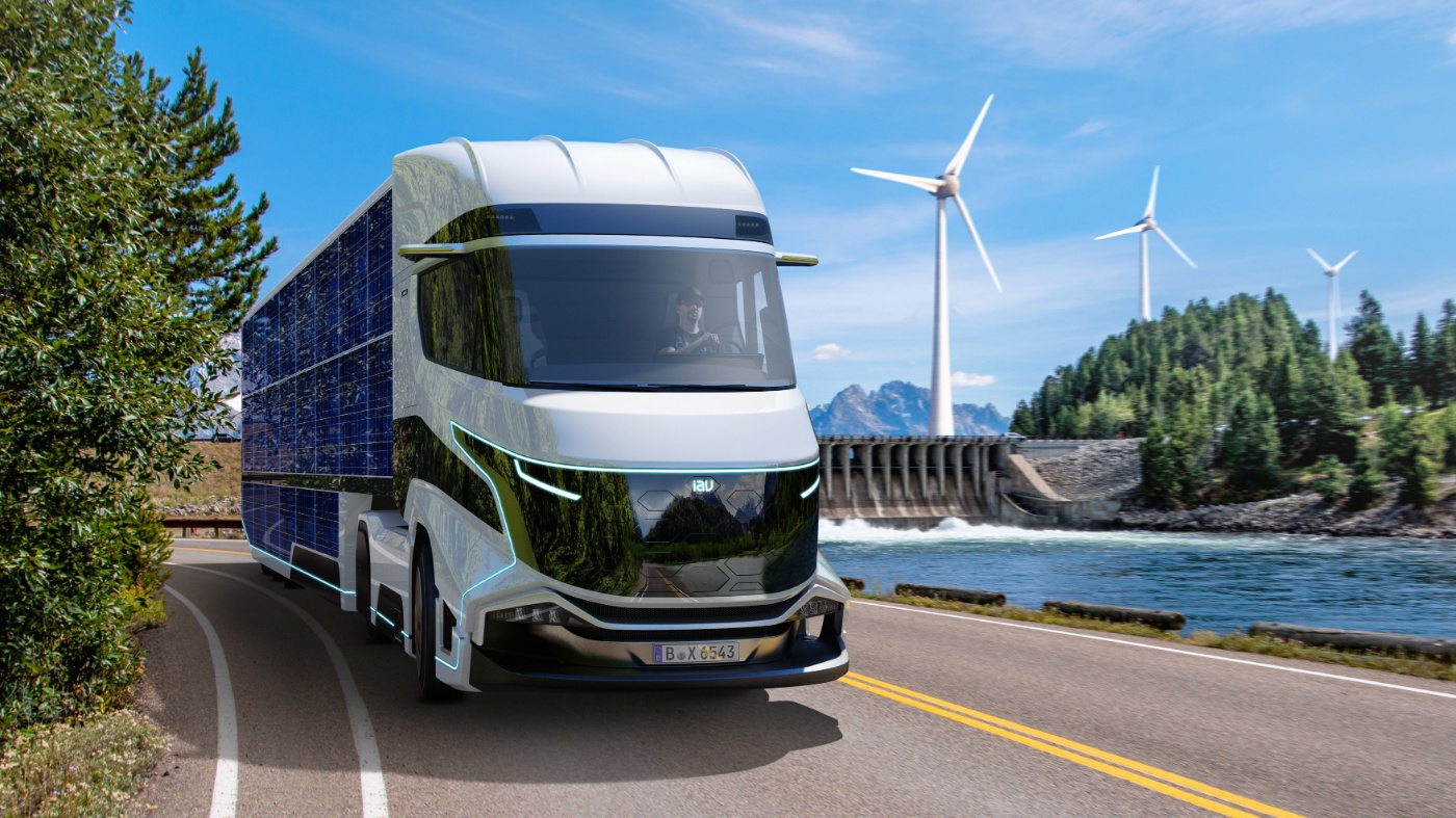 IAV presents the truck of the future with the IAV Future Truck study. Photo: IAV Truck