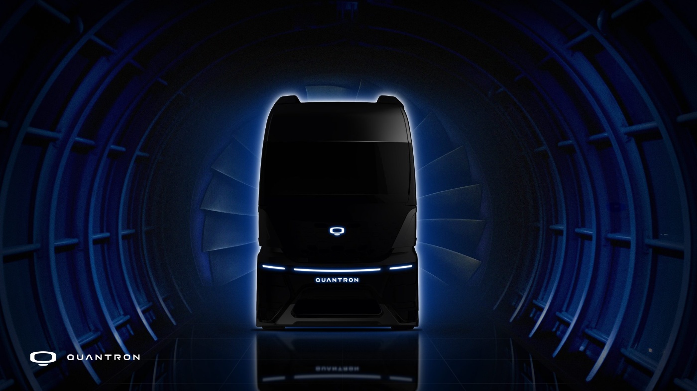 QUANTRON’s world debut at IAA TRANSPORTATION 2022: the new FCEV Heavy-Duty EU Truck. Photo: Quantron