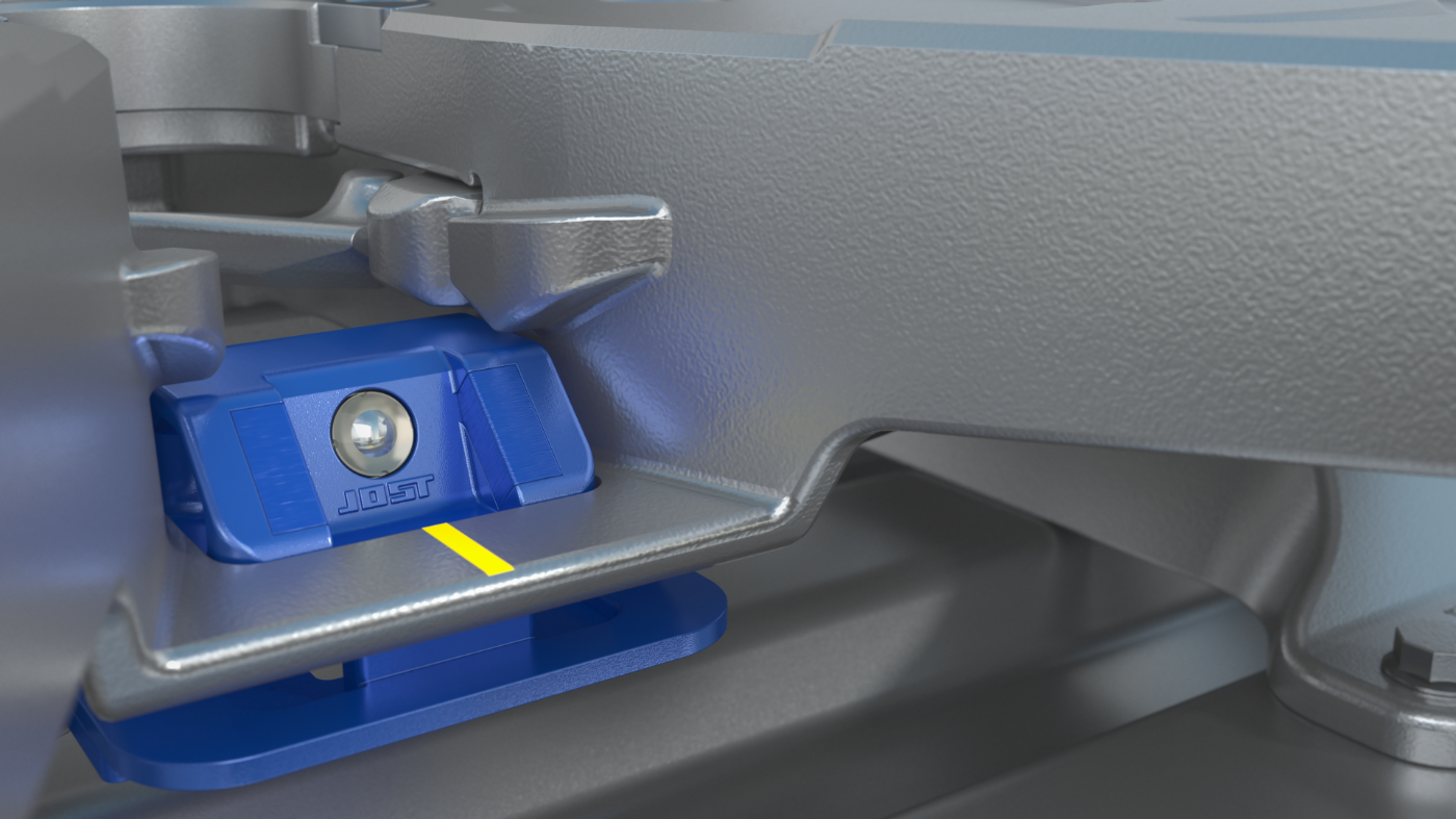 Jost’s new assistance system, the King Pin Finder, promises more safety. Photo: Jost 