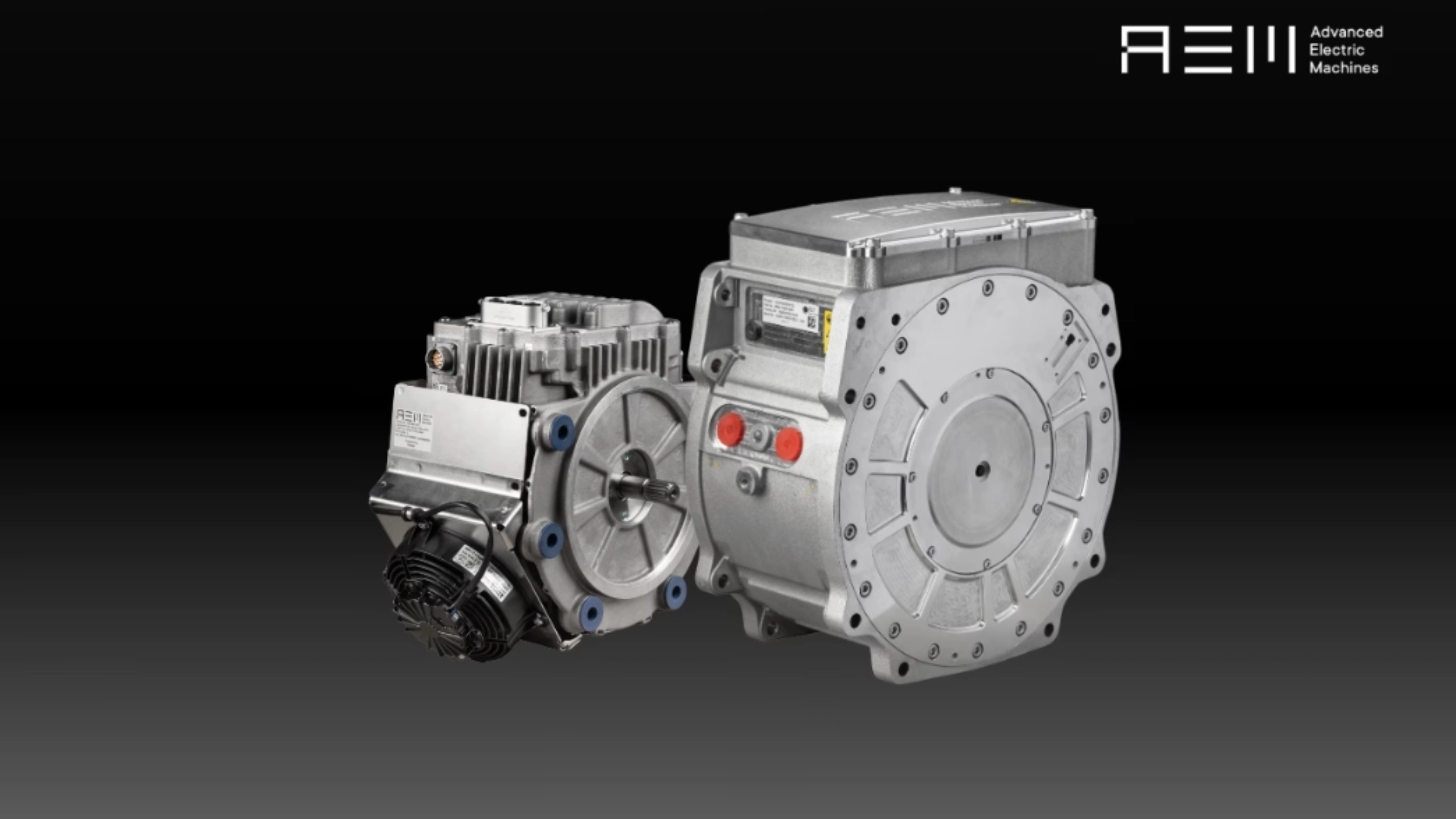 Elektromotor von Advanced Electric Machines in einer Produktansicht.