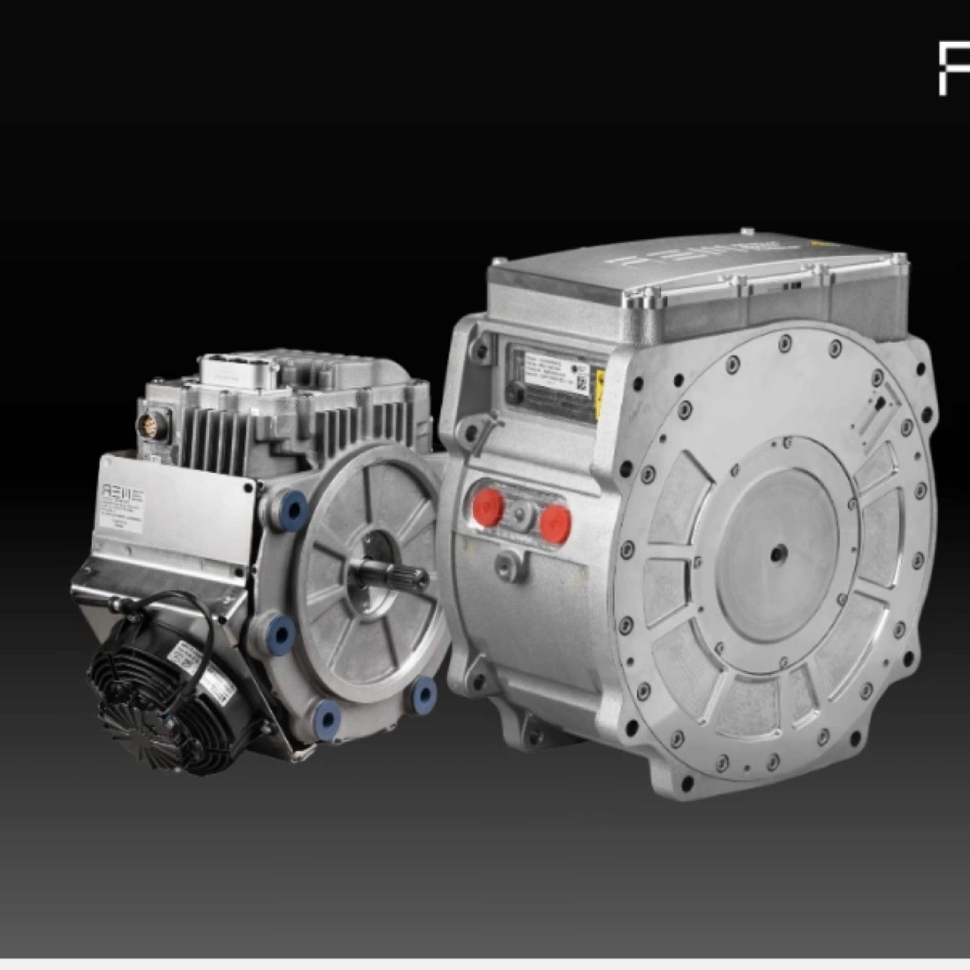 Elektromotor von Advanced Electric Machines in einer Produktansicht.
