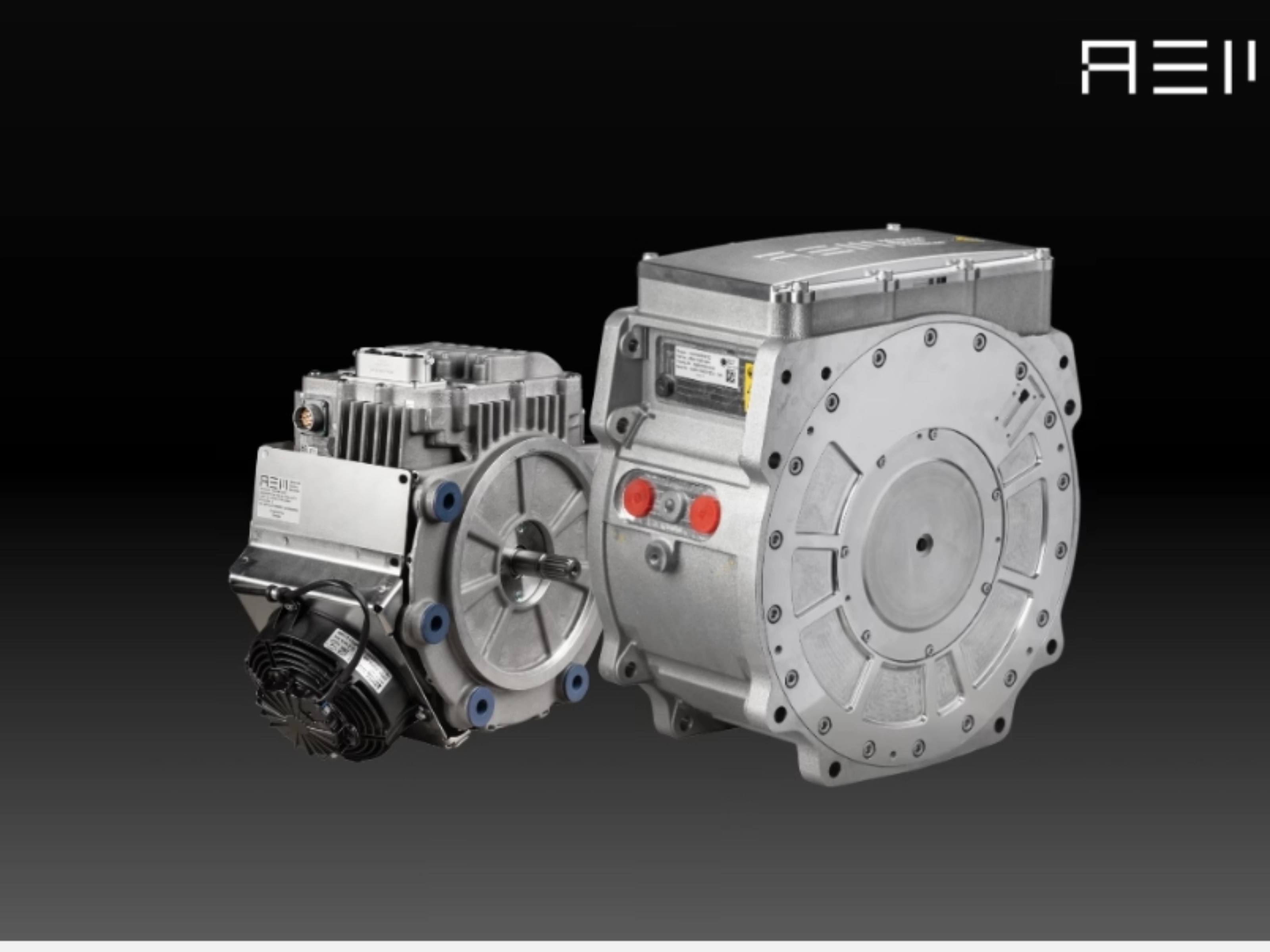 Elektromotor von Advanced Electric Machines in einer Produktansicht.