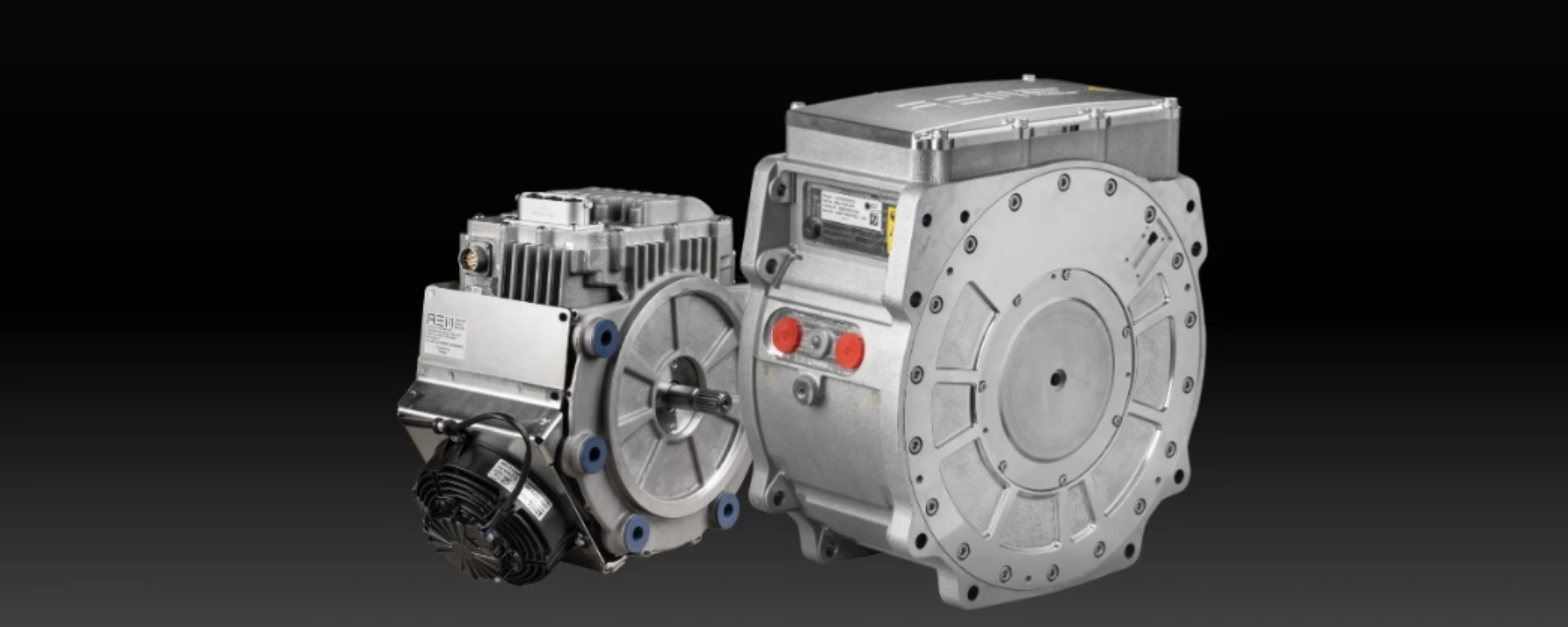 Elektromotor von Advanced Electric Machines in einer Produktansicht.