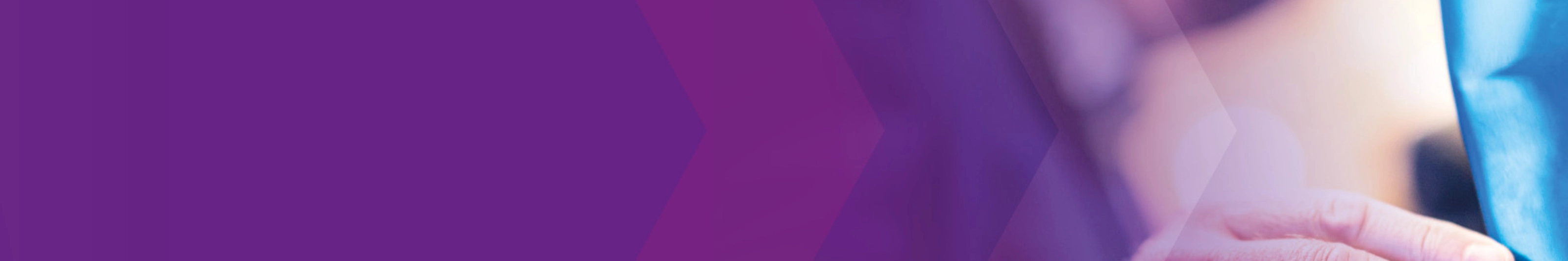 Man touching a vehicle component, purple overlay on the left.