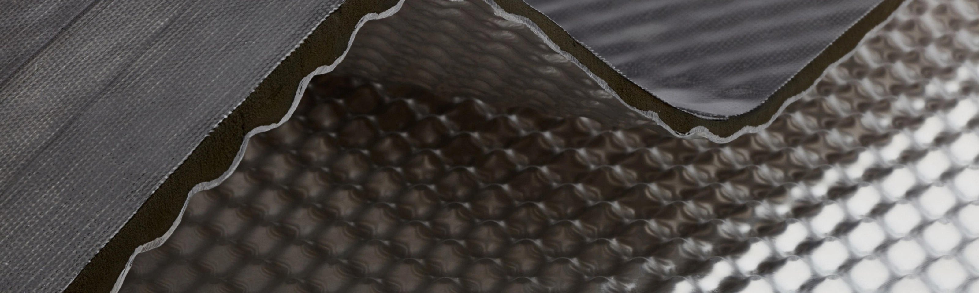 InsituCore composite panel with a textured surface shown in close-up.