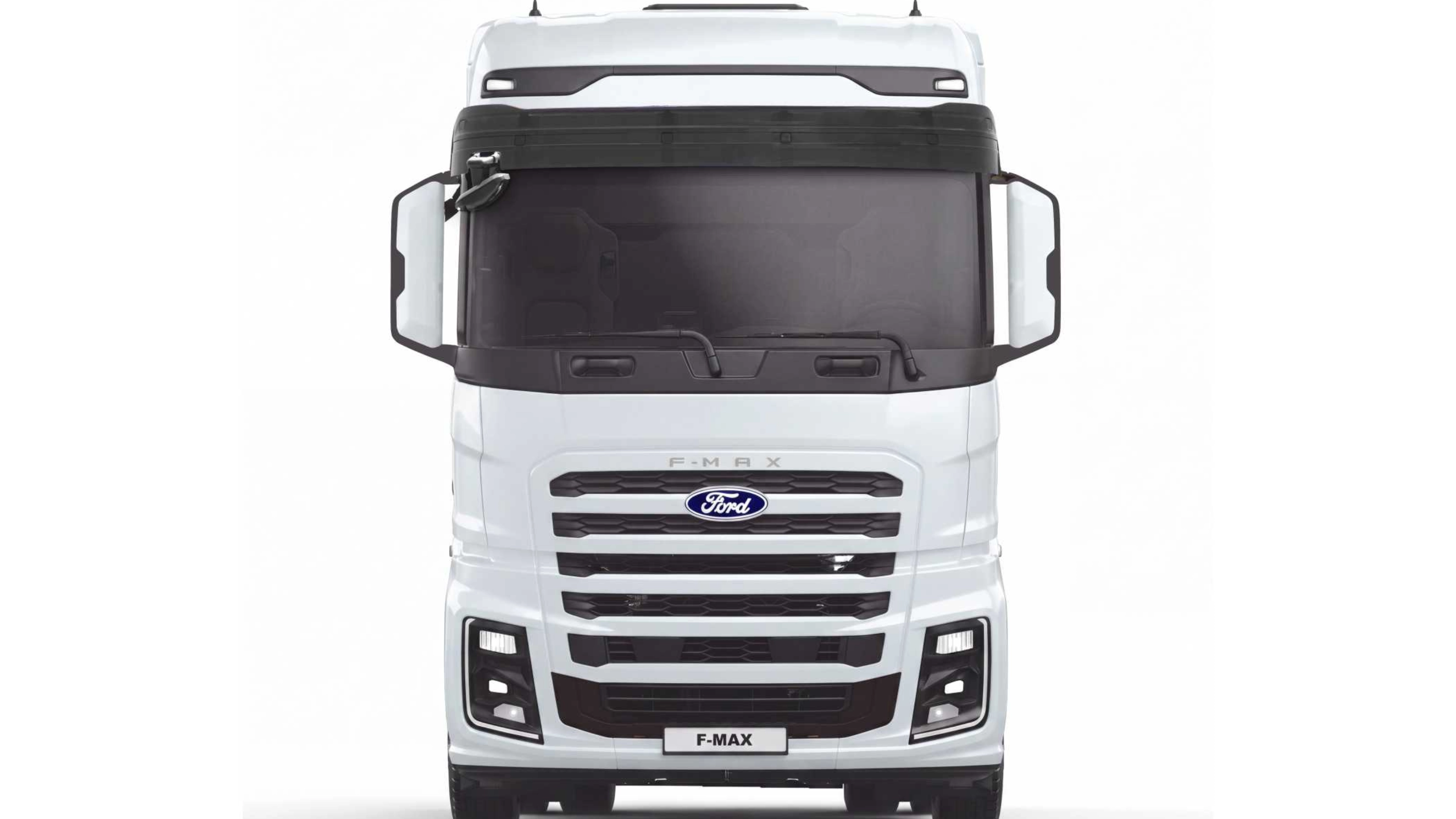 Front view of a Ford Trucks truck on a white background.