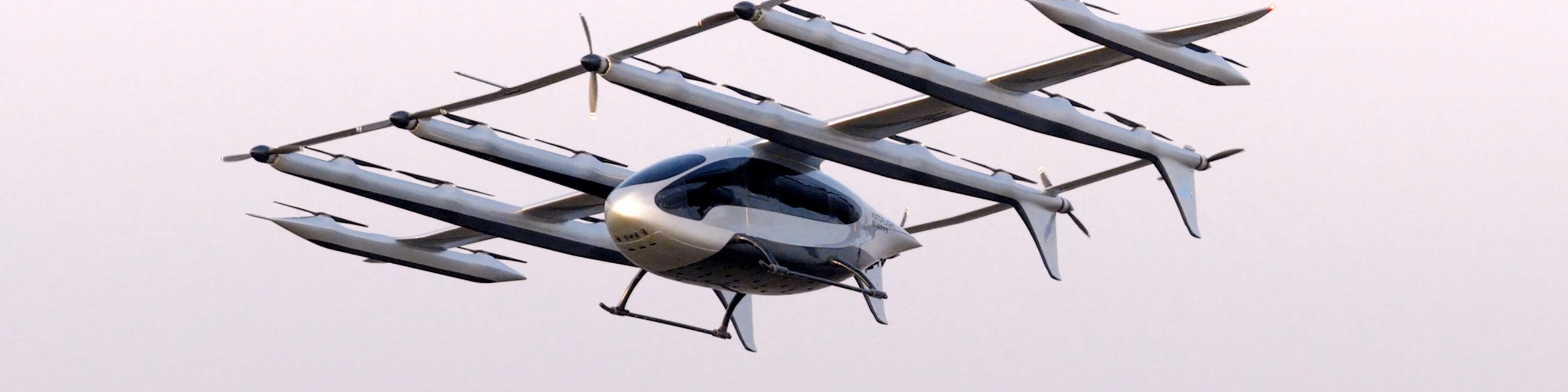 Electric air taxi with multiple roto