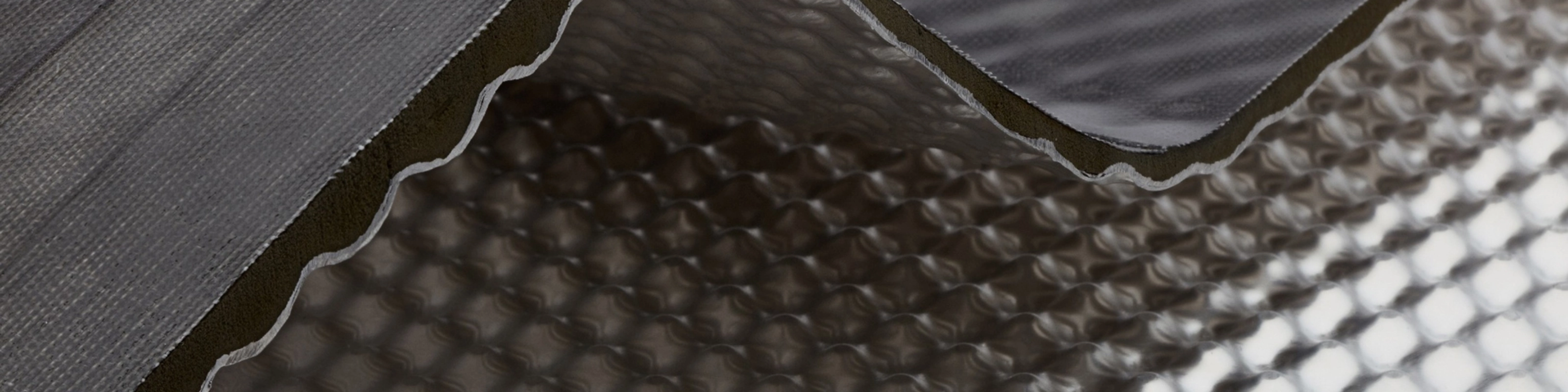 InsituCore composite panel with a textured surface shown in close-up.