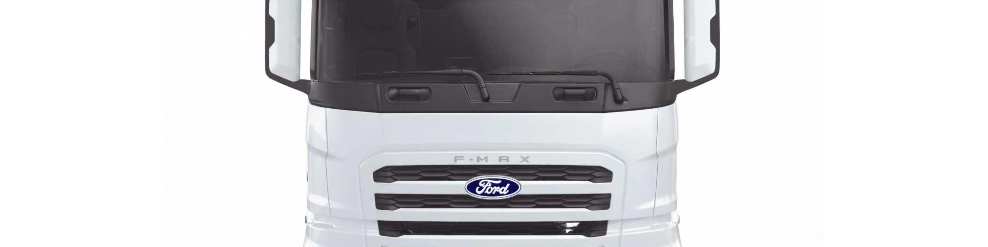 Front view of a Ford Trucks truck on a white background.
