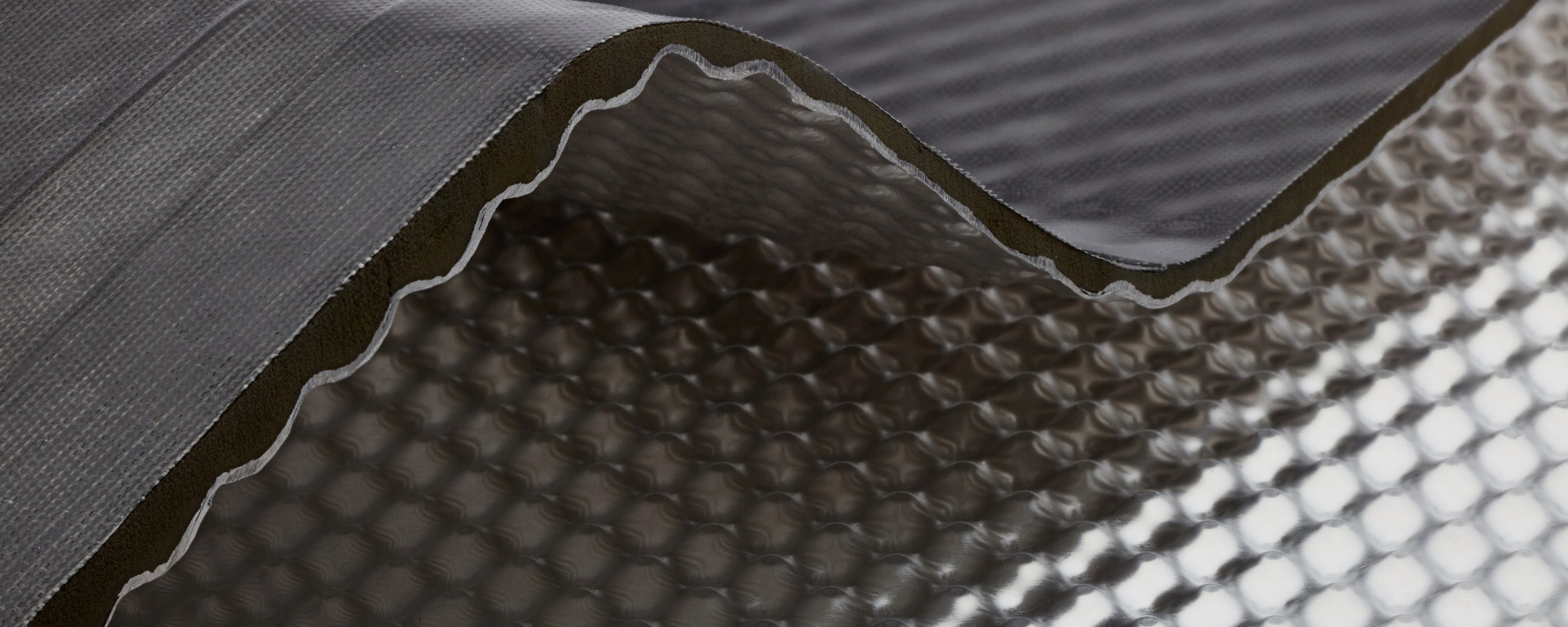 InsituCore composite panel with a textured surface shown in close-up.