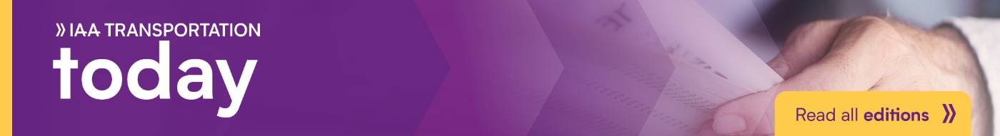 Banner for IAA Transportation Today with link to all editions.