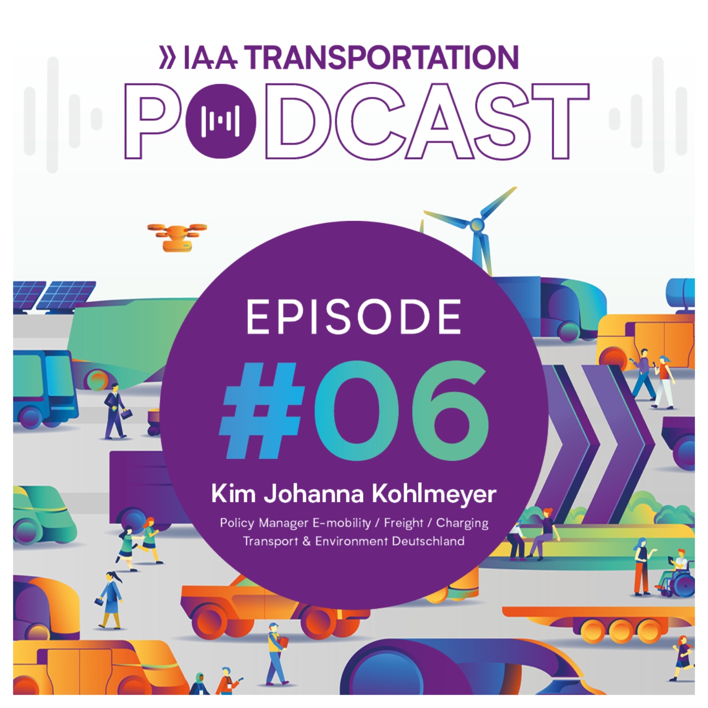 Cover of IAA Transportation Podcast Episode 06 with K